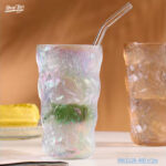 כוס זכוכית משופעת ריינבו - 400 מל