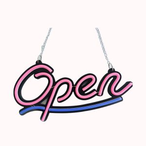 שלט ניאון open 1