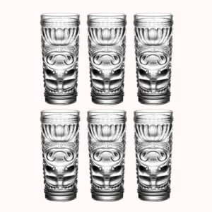 סט כוסות טיקי זכוכית טוטם - 6 יח 1