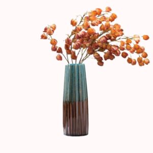 אגרטל עם זיגוג פלאמבה-פסים 1