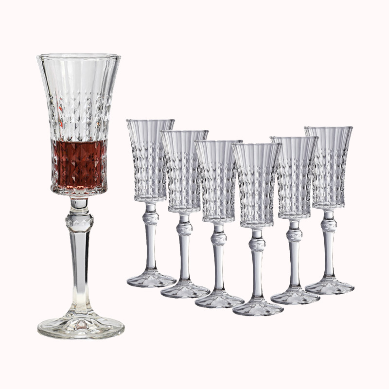 שישיית גביעי זכוכית לשמפניה סטייל אירופאי 1