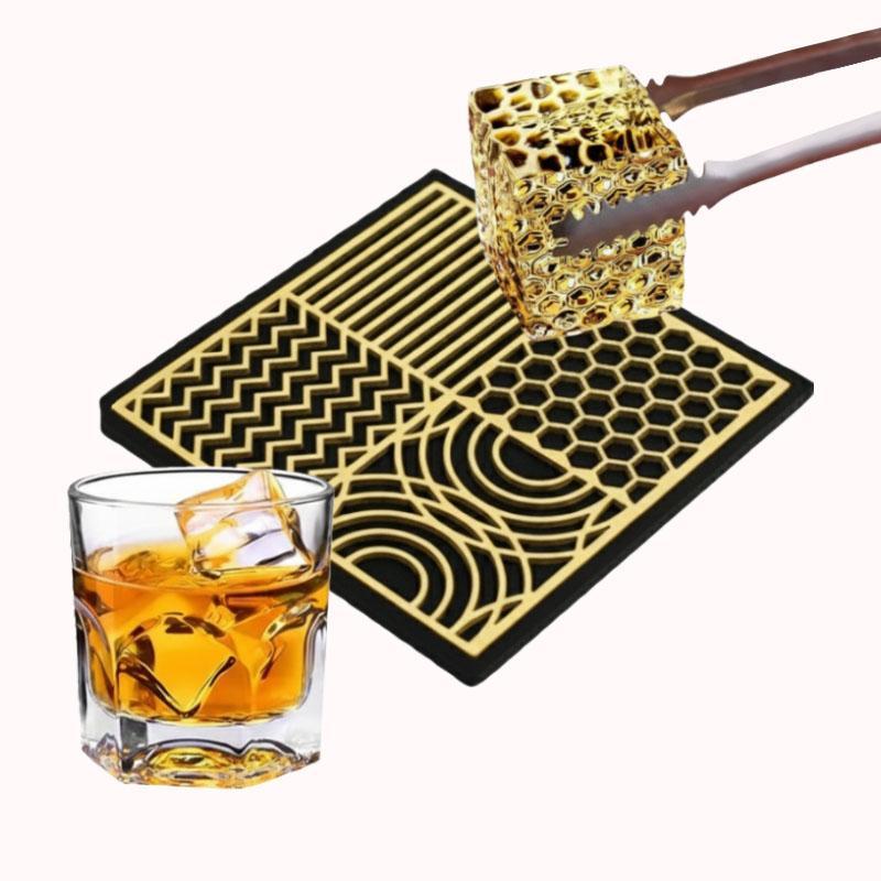 מגש חותמות פליז לקוביות קרח - 4 דוגמאות 1