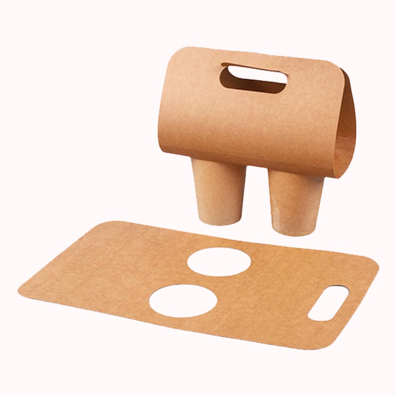 מנשא קרטון לכוס כפול &ndash; 20 יח 1