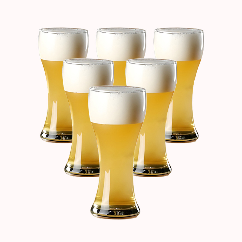 ספל בירה מזכוכית קריסטל - 6 יח 1