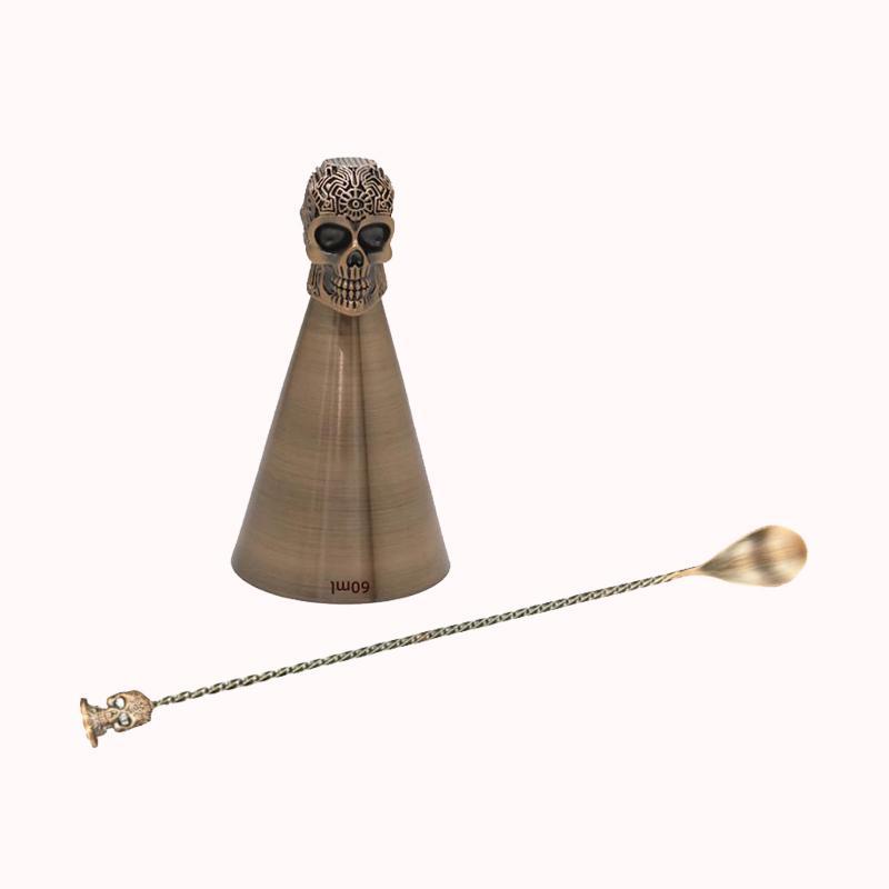 גיגר גולגולת נחושת עם כפית תואמת 60 מל 1