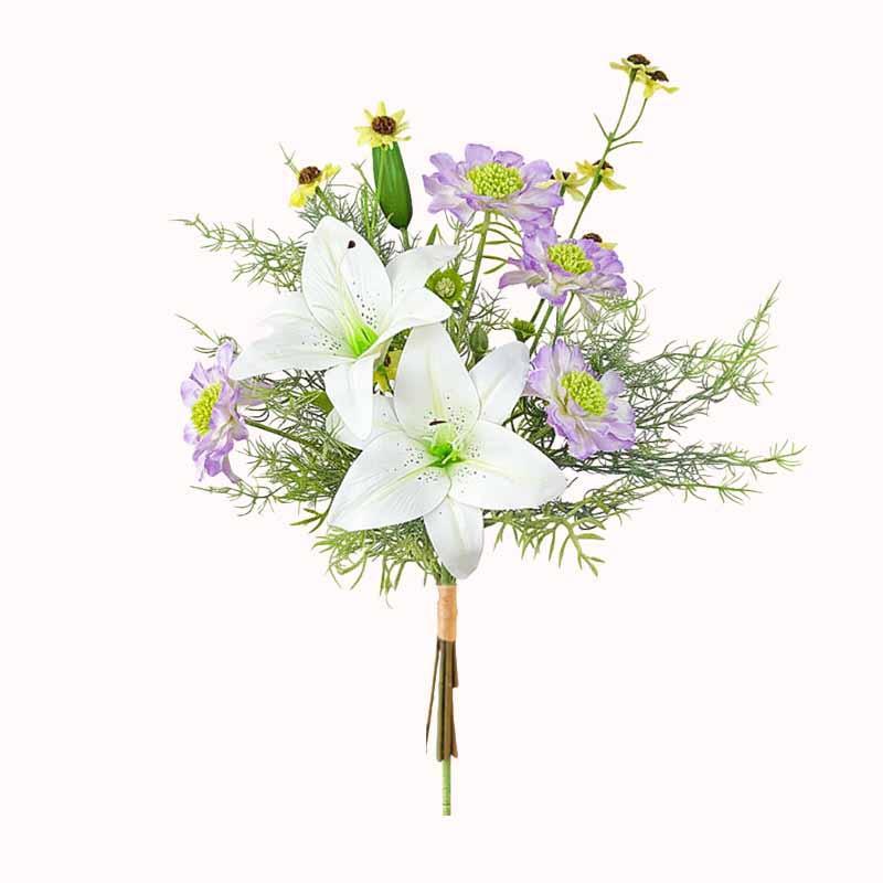 פרחים דקורטיביים במראה טבעי - ורוד נצחי 1