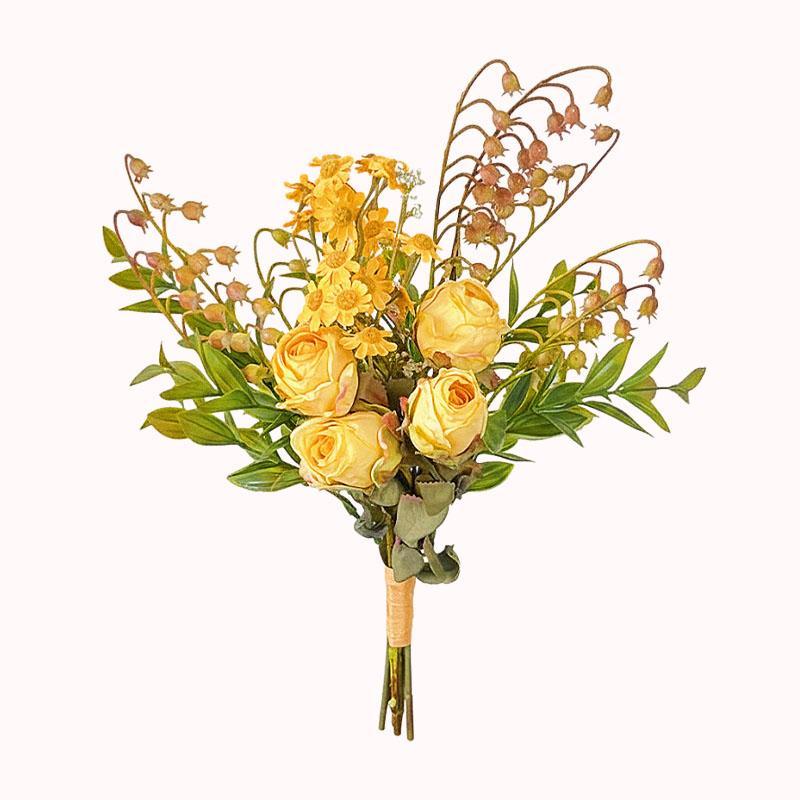 פרחים דקורטיביים במראה טבעי - ורד ספריי 1