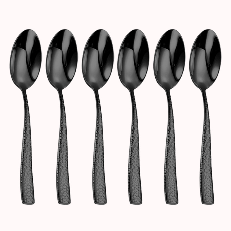 כף נירוסטה שחורה מהודרת סט 6 יח 1