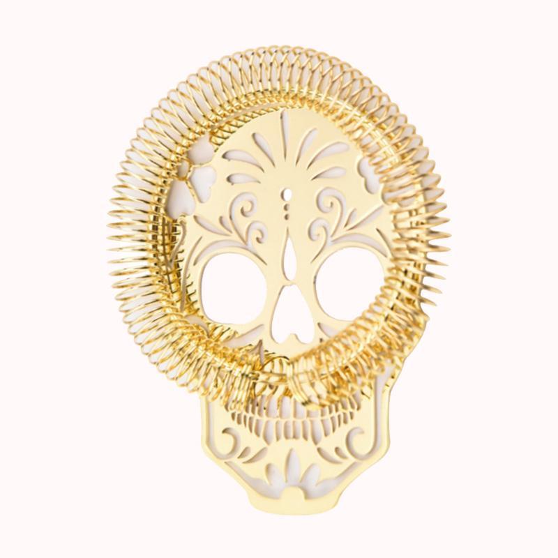 מסננת לשייקר גולגולת- זהב 1