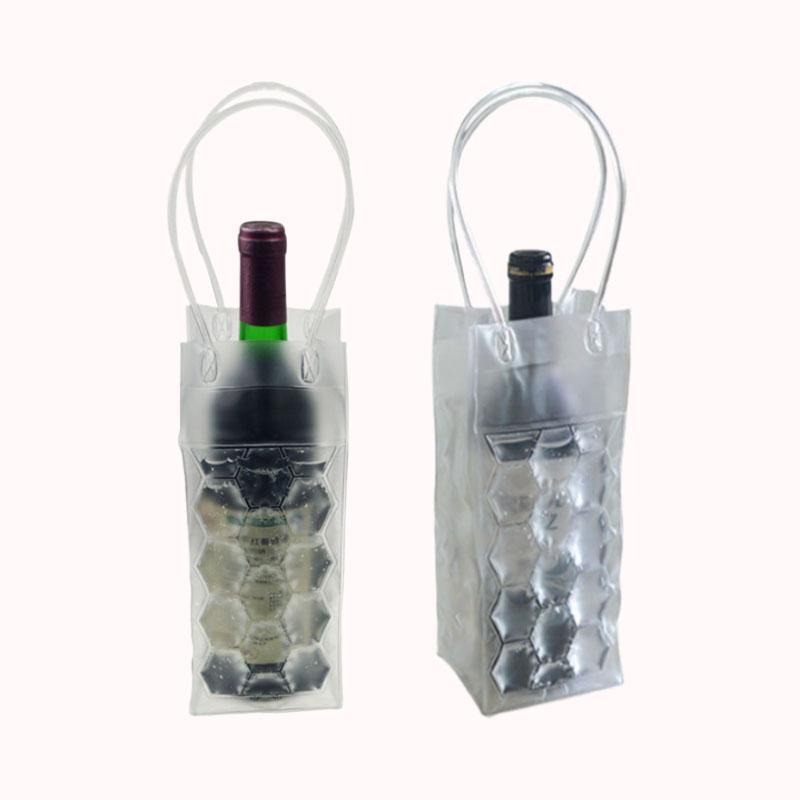 שקית קירור לבקבוקים עם ג'ל הקפאה שקוף - 10 יח' 1