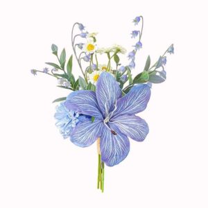 פרחים דקורטיביים במראה טבעי- זלזלת והורטנסיה 1
